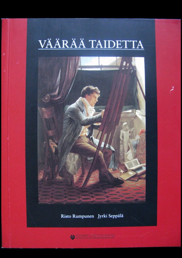 47. Vr Taidetta - False Art a factual book with detective Jyrki Seppl published by Vakes 2004