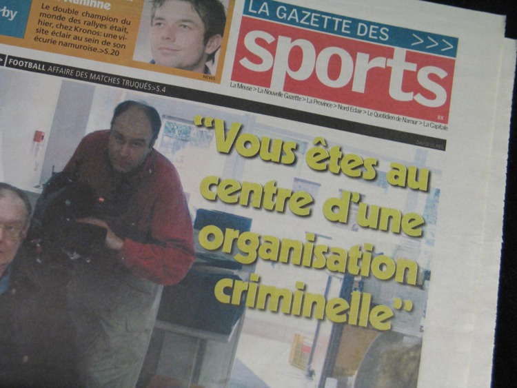 52 La Gazette des pic of Risto R Belgium newspaper