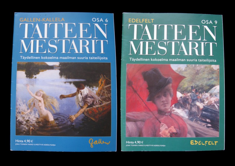 57. Masters of art magazine series Akseli gallen-Kallela and Albert Edelfelt