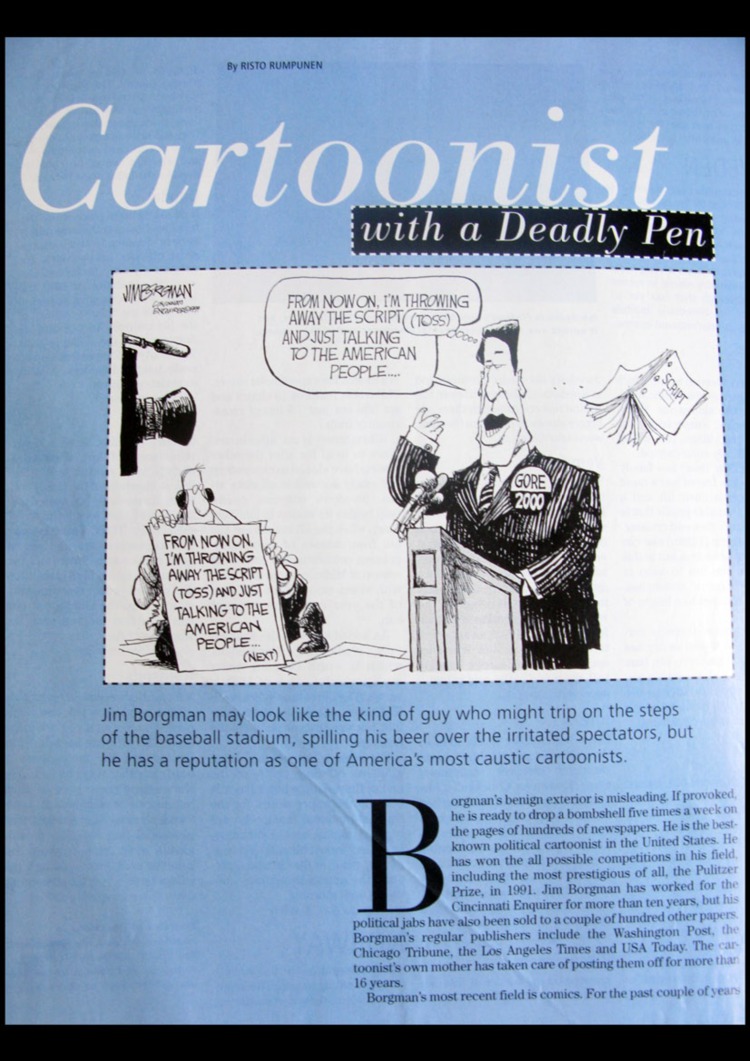 49. An interview with political cartoonist Jim Borgman